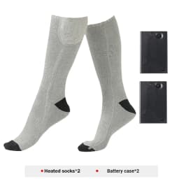Winter Heating Socks With Battery Box Rechargeable Anti-Cold Comfort Men Women Thermal Heated Outdoor Camping Ski Sports Winter