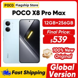 Global Version POCO X8 Pro Max 5G Smartphone Dimensity 9500s 6.83" AMOLED Display 50MP Camera 8500mAh 100W HyperCharge NFC