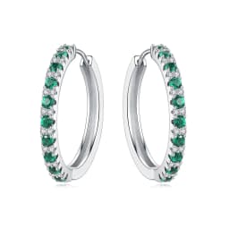 Orstarry S925 Sterling Silver Colorful Wavy Earrings Versatile Hoop Earrings For Women Jewelry Original Party Gifts