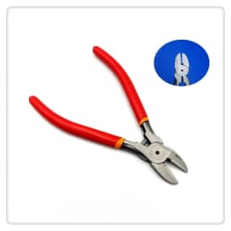 Watchmaker's Flush Cut Pliers - Tungsten Carbide Angled Cutters for Jewelry Repair