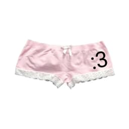 Y2K American Style Pink Cute Cat Paw Print Shorts Hot Pants with Bow and Lace Trim for Dance Summer Gothic Trendy Women Clothing
