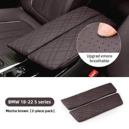 Car Central Armrest Pad For BMW G30 G38 G32 6GT 2018-2023 LHD Auto Center Console Arm Rest Box Cover Mat Protective Accessories