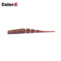 OUTKIT 4cm 5cm Fishing Soft Worm Lures Pin Tail Ice Fishing Bait Soft Polaris Sinking Lure Pesca Cheap Silicone Fishing Tackle