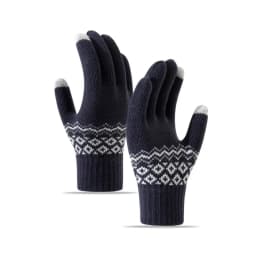 New Touchable Screen Winter Gloves Warm Knitted Touch Screen Gloves Full Finger Windproof Cold Proof Gloves Outdoor Sports