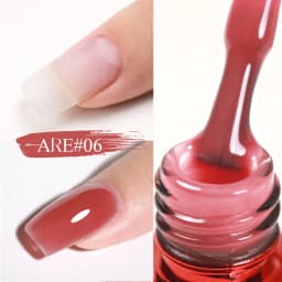 AS Rubber Base Coat UV Gel Colorful Gel Nail Polish Semi Permanent Tempered Top Coat UV LED Nail Art Manicure Nail Varnish