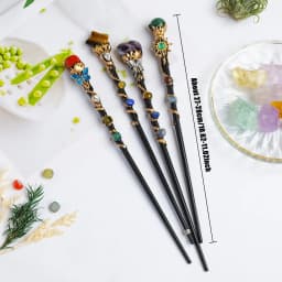1PC Amethyst Rolling Stone Magic Scepter Natural Stones Fairy Lucky Tumble Stone Gem Scepter Decorative Fairy Magic Stick