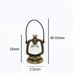 1:12 Miniature Kerosene Lantern Mini Retro Oil Lamp Dollhouse Accessories Kerosene Lantern Model Ornaments Pretend Play Toys