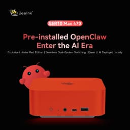 Beelink SER9 Pro SER10 Max Ubuntu Windows 11 OpenClaw Preinstalled AMD Ryzen 7 HX370 HX470 32GB RAM 1TB NVMe SSD Wifi6 Gaming PC