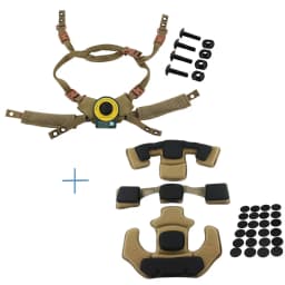 Wendy Helmet Suspension System Helmet Lanyard &Helmet Memory Foam Pad FAST MICH Outdoor Hunting Helmet Accessies