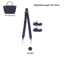 Leather bag shoulder strap for Longchamp pouch short handle small bag modification without punching strap bag accessories