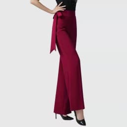 Modern Dance Pants Wide Leg Latin Dance High Waist Trousers Standard Dance Skirt Long Pants for Square Dancing