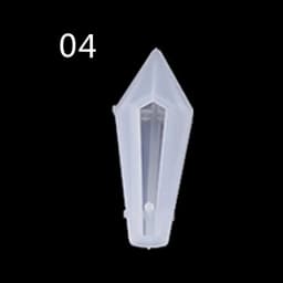 Resin Pendulum Molds Silicone Crystal Molds Epoxy UV Resin Molds for Resin Jewelry Pendant Making DIY Craft Tools
