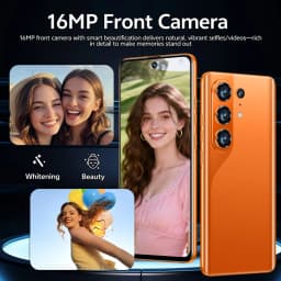 K-Touch C27 Ultra Mobile Phones 5G Dual Card Dual Standby Smartphone 7.3 HD Android 15 Cell Phone 8000mAh Face Unlock 16+48MP Camera Global Version Cellphones For Men Women