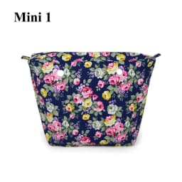 TANQU New Colorful Waterproof Inner Lining Insert Zipper Pocket for Classic Mini Obag Canvas  Inner Pocket for O Bag