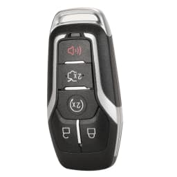 Jingyuqin 3/4/5 Buttons Smart Remote Key Case For Ford Mustang Edge Explorer Fusion Mondeo Kuka Car Shell Fob Uncut Blade