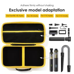 Car Vacuum Hard Case For Fanttik V8 V10 Apex Mate Bag Storage Organizer Cleaner EVA Shockproof Waterproof Protective Travel Trun
