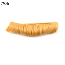 5CM DIY Accessories 1/6 1/4 1/3 Short Curly Wigs Doll Fringe Hair Toy Toupee Mini Tresses High-Temperature