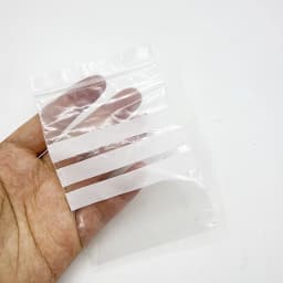 100pcs/lot Glued Stone Sealing Bag Clear Plastic Writable Jewelry Making Bead Gem Storage Reclosable Self Sealing Accessories