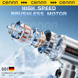 CENRR New Car Vacuum Cleaner Wireless Mini Powerful Portable HandHeld Car Cleaner LED Power Display Gift Lamp Air Gun 7500mAh