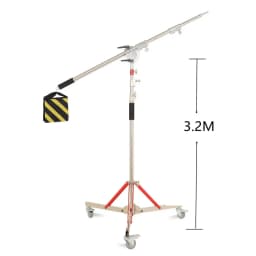 200/280cm Super Stable Tripod Metal Light Stand l Air Pressure Bearing 15kg For Ring Light Live Youtube and Photography Softbox