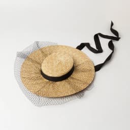 Short Height Women Straw Hat with Black Ribbons Mini Top Straw Headwear with Clips Craft Making Fascinator Millinery Headbands