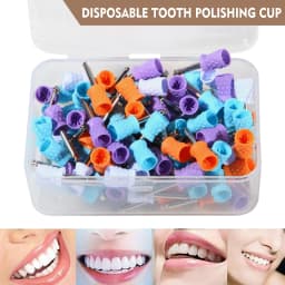 Dental Cordless Electric Hygiene Prophy With LCD Screen 4:1 Contra angle/Nose Cone Handpiece/Prophy Angles/Polish Cups