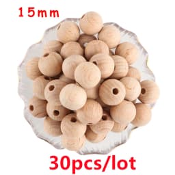 20/30/50Pcs Beech Wooden Round Beads Hexagon Letter Beads Eco-Friendly DIY Bracelet Jewelry Pendant Accessories