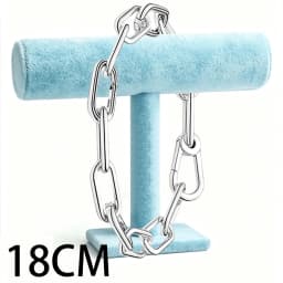 2026 New 925 Silver Women's Classic Logo Heart Shaped ME Chain Link Open Loop Bracelet Display Tool Exquisite DIY Charm Jewelry