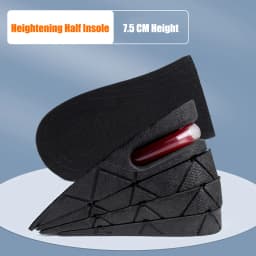 Height Increase Insoles for Men Women Elevator Shoes Insole Foot Pads Adjustable Heel Lift Inserts Heightening Insoles 3-7.5cm