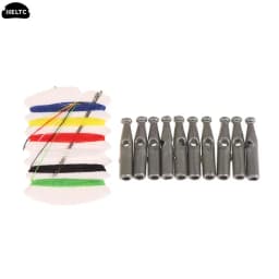 10pcs Folding Umbrella Bones Cover Metal Parts Components Metal Umbrella Tail Beads