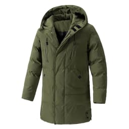 Men's Winter Hooded Puffer Parka Plus Size 7XL 8XL Thermal Warm Windbreaker Coat Mid-Long Heavyweight Casual Outdoor Jacket