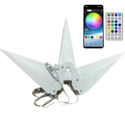 Dia40/50/60CM Smart Christmas Star Tree Topper Moravian Star Light LED Bluetooth App & RGBIC Remote Firework Starburst Light