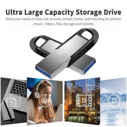 Lenovo 2TB USB 3.2 Flash Drives High Speed Metal Pendrive 1TB 512GB 256GB Pen Drives USB Memory Stick For Car Phone Computer PS5
