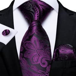 160cm Length Men's Tie Set Handkerchief Cufflinks Wedding Party Accessories Neck Ties Gift for Men Wholesale