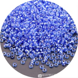 5g 1.5-4mm Transparent Cezch Silver Line Glass Beads 15/0 12/0 8/0 Spacer Seed Beads for Jewelry Making DIY Sewing Accessories