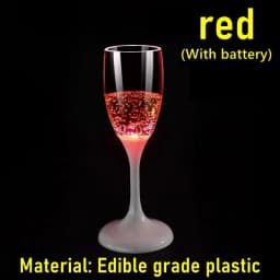 LED Automatic Flashing Cups Multi-color 6 Color Light Up Mugs Wine Beer Mugs Whisky Drink Cups for Party Kitchen Christmas Decor