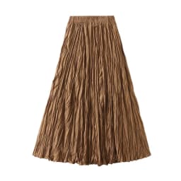 Women's Spring Summer Solid Pleated Half-body Skirt 2026 Korean Fashion A-Line Long Skirt Female Elegant Casual Luxury Skirt