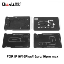 QianLi Middle Frame Reballing Platform Motherboard Fixture BGA Reballing Stencil for iPhone 11 12 13 mini 14plus 15 16 17Pro Max