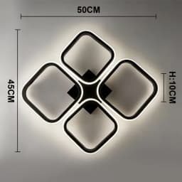 Modern Baked Enamel Finish LED Ceiling Lamp 3 Color Temperature Corridor Lights Balcony Lamps Bedroom Living Room 110V-240V