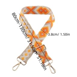 New Ladies Messenger Bag Shoulder Strap Ethnic Style Bag Strap One Shoulder Adjustable Shoulder Strap Accessories Bag Strap