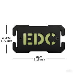 Molle EDC Identify Safety Outdoor Mark Strip Patch Umbrella Blood Type Nuclear Radiation Cat Eyes Tactical Equipment Accessorry