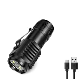 Rechargeable EDC Led Flashlight Portable Strong Light Waterproof Pocket Torch Light for Camping Walking Portable Lighting Lamp