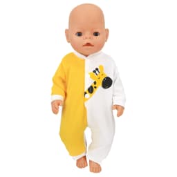Doll Unicorn Cartoon Clothes for 17-18 Inch Doll 43cm Baby New Born Clothes 18 Inch Doll accessories Holiday And Birthday Gift