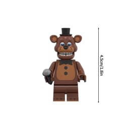 Cute Cartoon Game Figure Bricks Freddy Bonnie Chica Miniatures Kawaii Bonnie Bear Desktop Ornament Birthday Party Favors Gift
