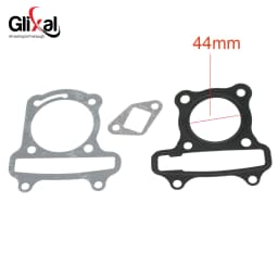 Glixal GY6 50cc 60cc 80cc 100cc 105cc Head and Base Cylinder Gasket Set for 139QMB 139QMA 4-Stroke Gas Scooter Moped ATV Engine