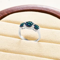 Total 4 Carat Moissanite Ring D Color VVS1 EX Round Moissanite Ring 925 Sterling Silver Eternity Ring Women Engagement Wedding