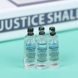 1 Set 1/12 Miniature Wine Bottles Dollhouse Kitchen Accessories - Mini Dolls House Living Room Accessories Beer Drink Bottles