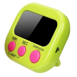 LED Counter Display Alarm Clock Manual Electronic Countdown Sports Magnetic Digital Timer Kitchen Cooking Shower Study Stopwatch