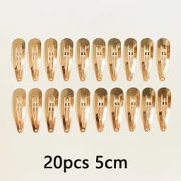 10/20/30PCS Women Basic Alloy Hairpin Silver Gold Waterdrop Shape Hair Clips Girls DIY Hairstyle Clip Fashion Hair Accessories