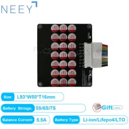 NEEY 5A 3S 4S 5S 6S 7S 8S 9S 10S 11S 12S 13S 14S 15S 16S 17S Active Equalizer Balancer Lifepo4/lipo/lto Battery Energy Capacitor